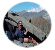 ken camping on mountain